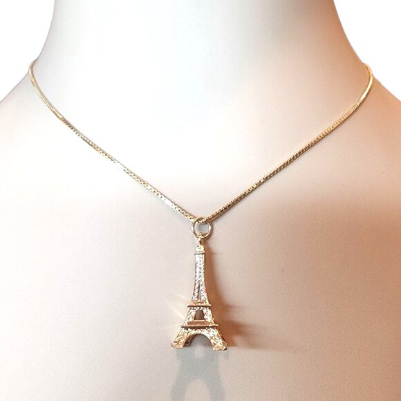 18 Karat Yellow Gold Eiffel Tower Charm #22783 - Picture 6 of 7